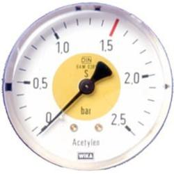 Arbeitsdruckmanometer (Azetylen) 59701 Elmag