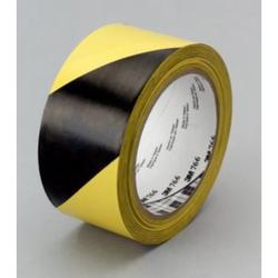Gefahren-Markierungsklebeband PVC 33lfm 3M.766i 50mm S=0,125 gelb/schwarz