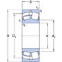 Pendelrollenlager 223..VA406 mit zylindrischer Bohrung für Vibrationsmaschinen SKF