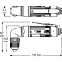 Winkelbohrmaschine Ssbf 1-10mm 9030-5 R+L Hazet